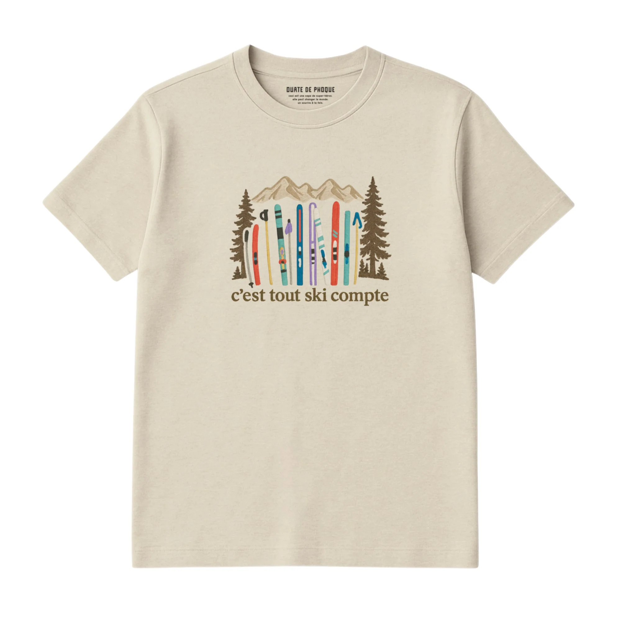 T-Shirt Ski Compte
