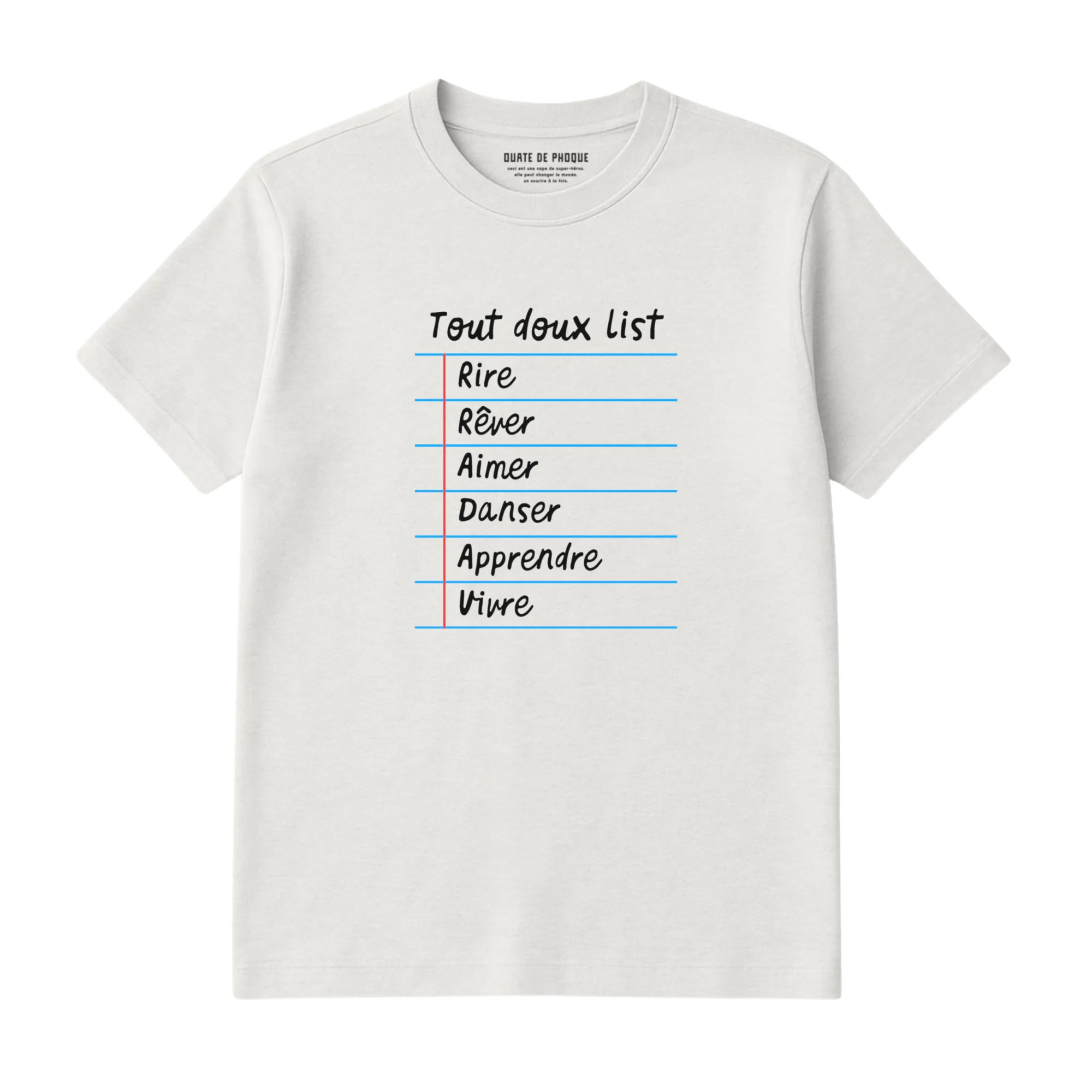 T-Shirt Tout Doux List