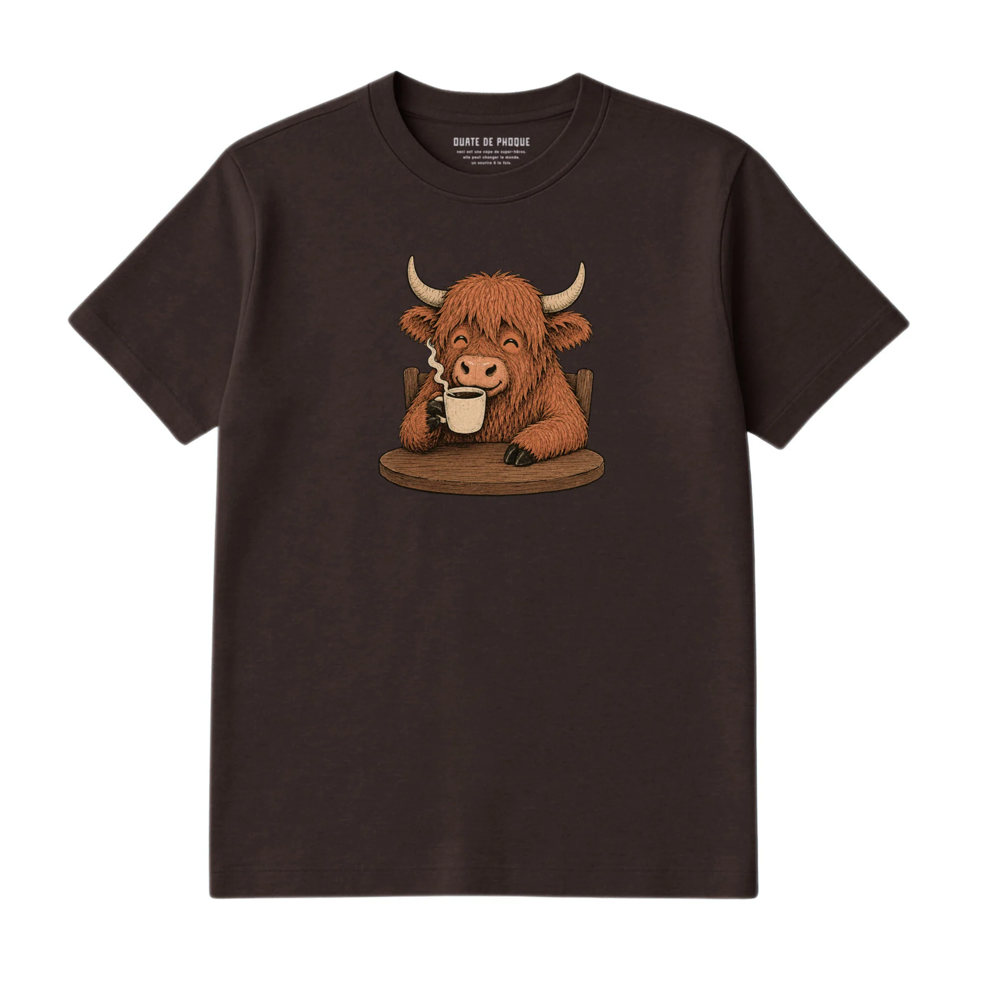T-Shirt Vache Café - Image 2