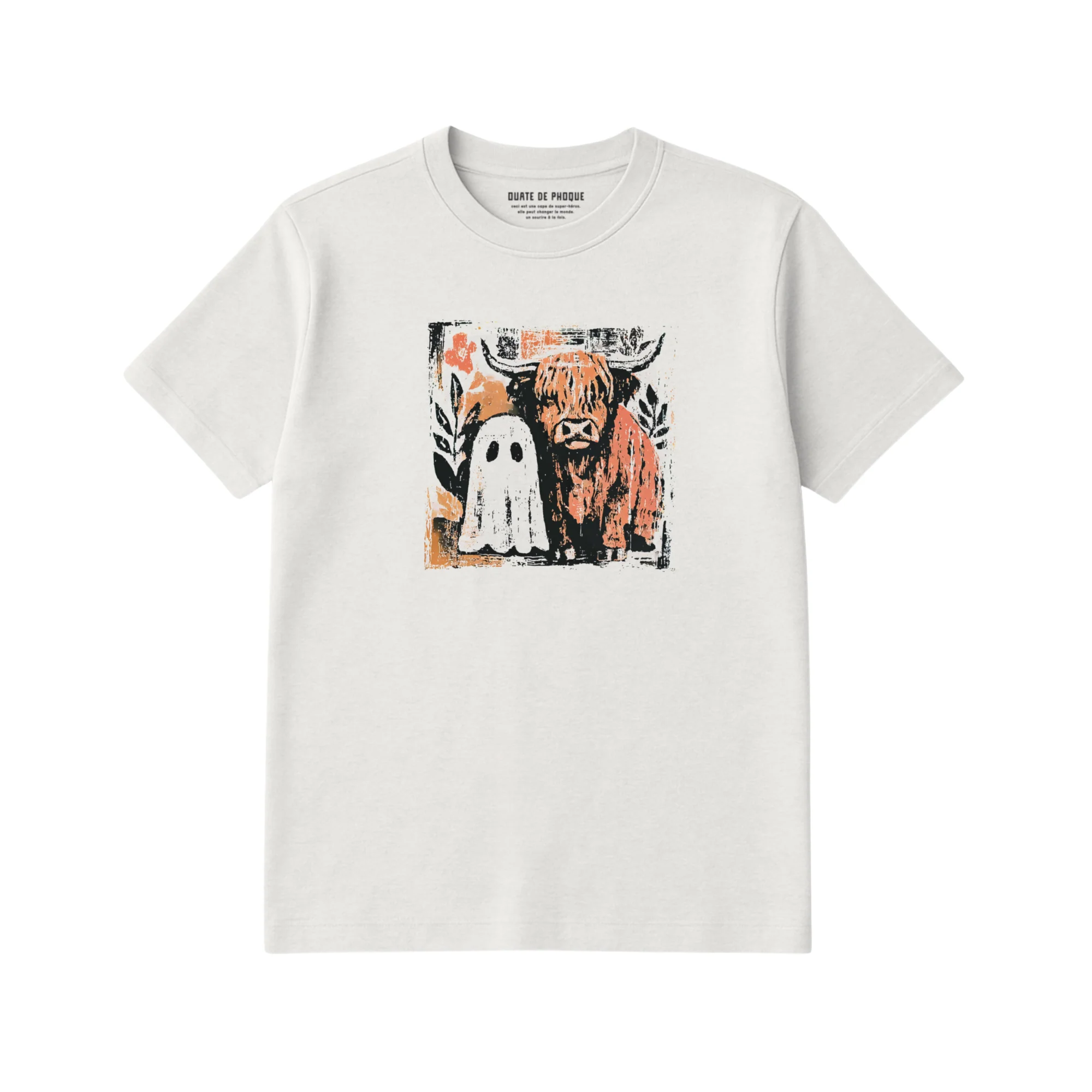 T-Shirt Vache Fantôme - Enfant - Image 2