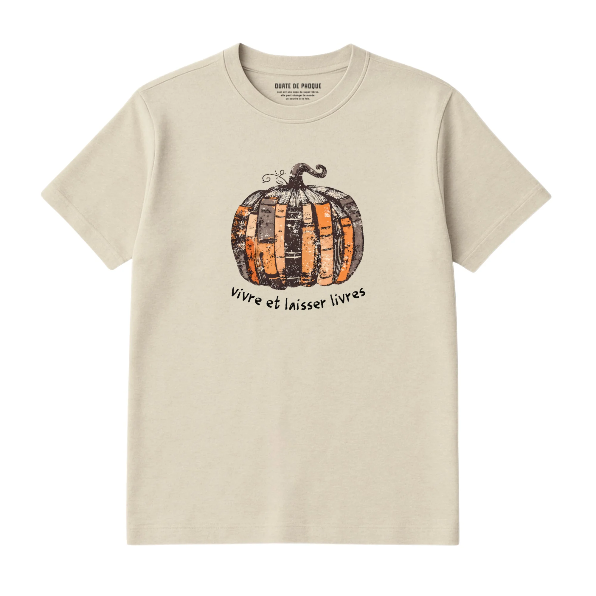 T-Shirt Vivre Laisser Livres